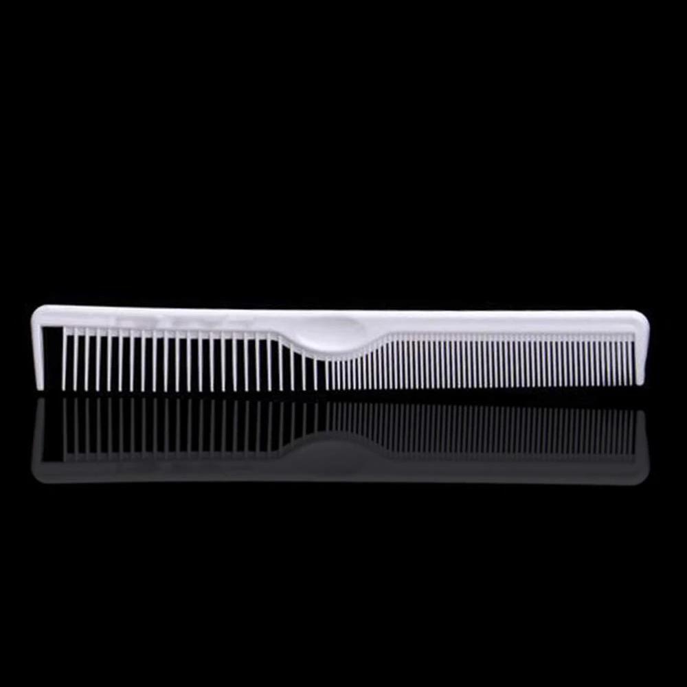 10pcs Plastic Portable Combs Smooth Pocket Hair Brush Hair Combs for Salon Home (White)