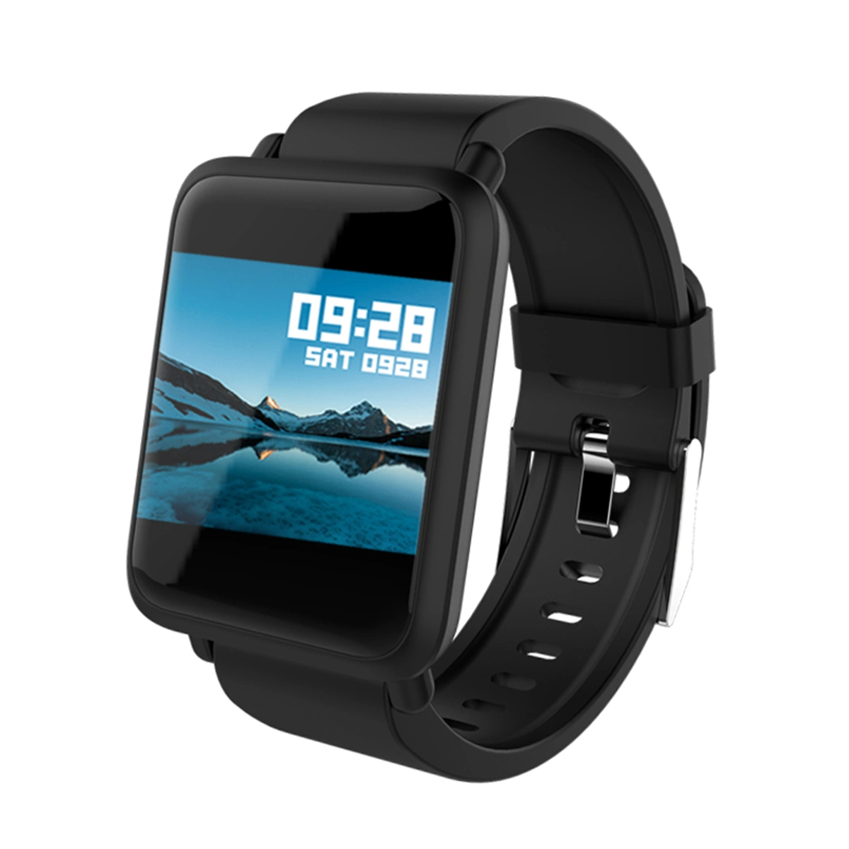 M28 Color Screen Smart Bracelet Smart Band Blood Pressure Oxygen Heart Rate Monitor Pedometer Fitness Smart Watch IP67 WaterproofSmart Wristband (Black)
