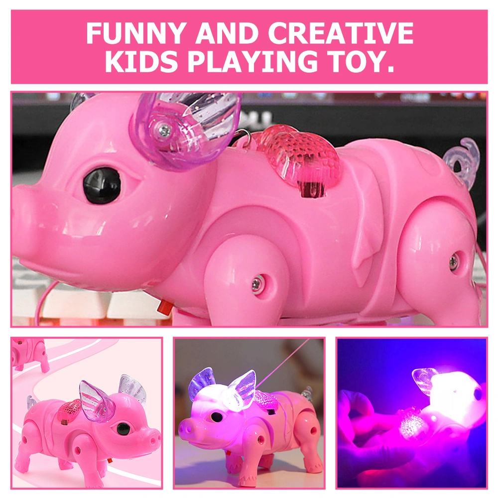 Kids Cartoon Electric Pig Toy Walking Electric Pig Electronic Interactive Toy for Kids