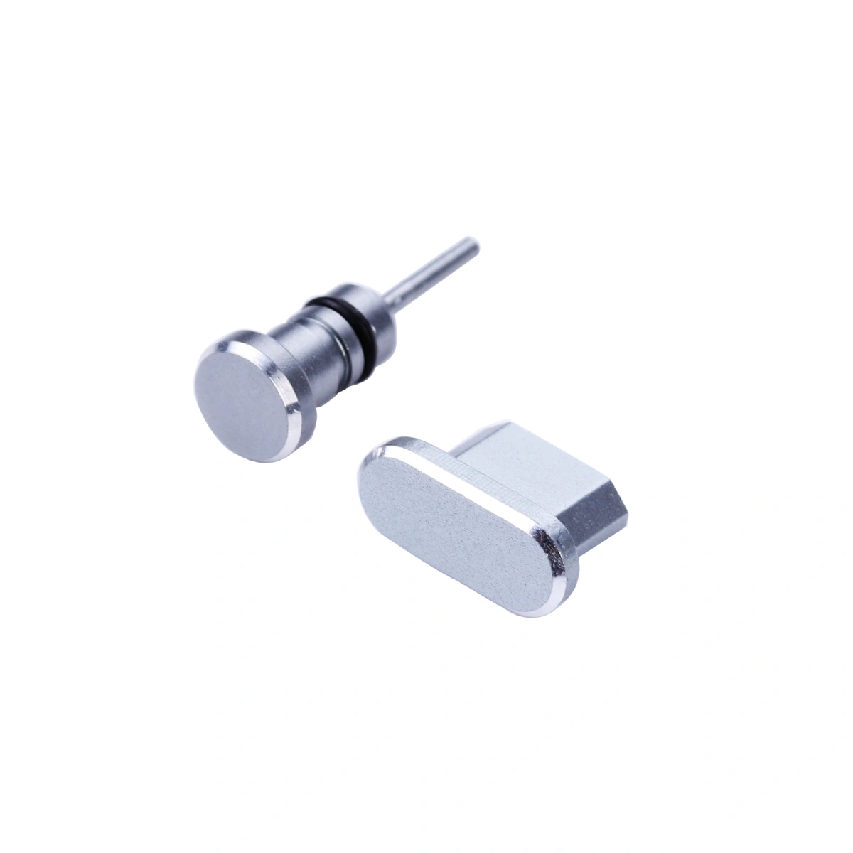 2pcs/ Set 3.5mm Earphone Jack Anti Dust Plug And Micro USB Port Plug for Android Phones Galaxy S7/ S7 Edge/ Motorola Moto G5 Plus/ Galaxy J7 2016/ Xperia S/ Huawei Honor 6X/ HTC/ LG (Grey)