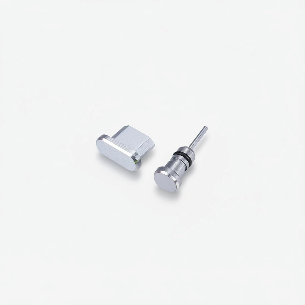 2pcs/ Set 3.5mm Earphone Jack Anti Dust Plug And Micro USB Port Plug for Android Phones Galaxy S7/ S7 Edge/ Motorola Moto G5 Plus/ Galaxy J7 2016/ Xperia S/ Huawei Honor 6X/ HTC/ LG (Grey)