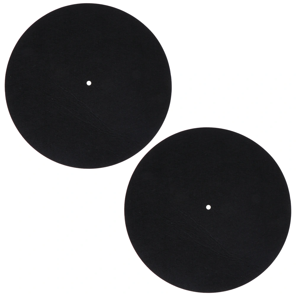 2Pcs Record Protective Mat Anti-Static Vinyl Record Mat Disc Protective Mat