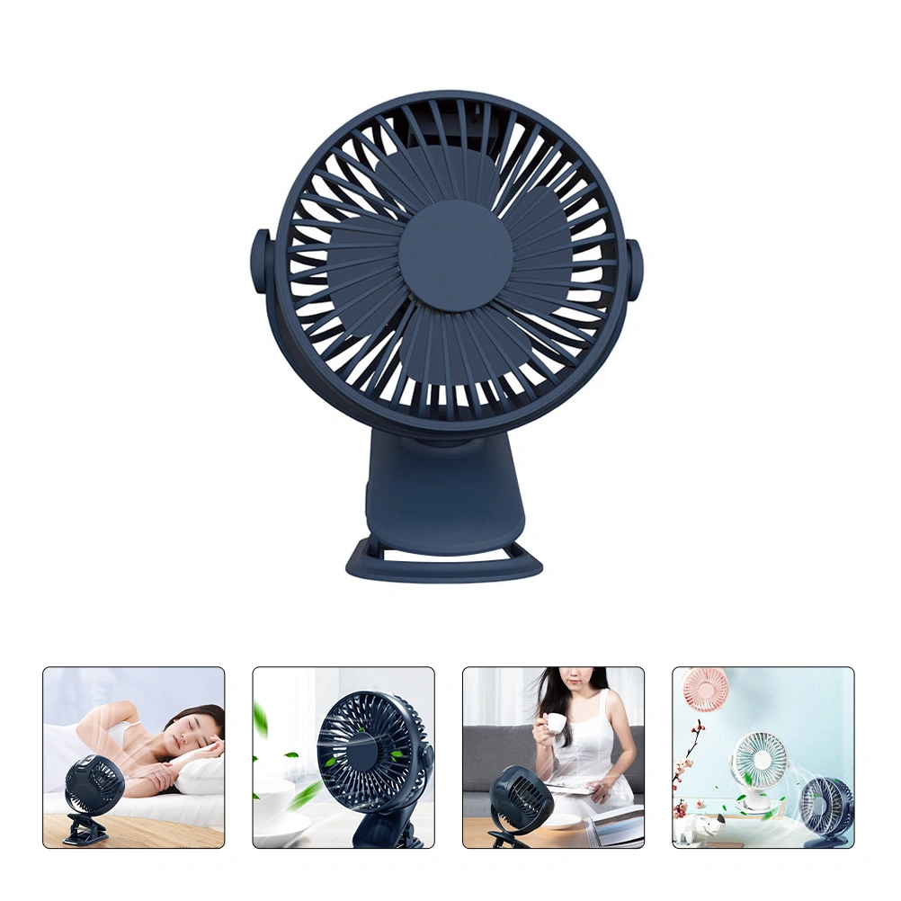 Practical Cooling Fan USB Charging Fan Desktop Mini Fan Clip-type Air Fan
