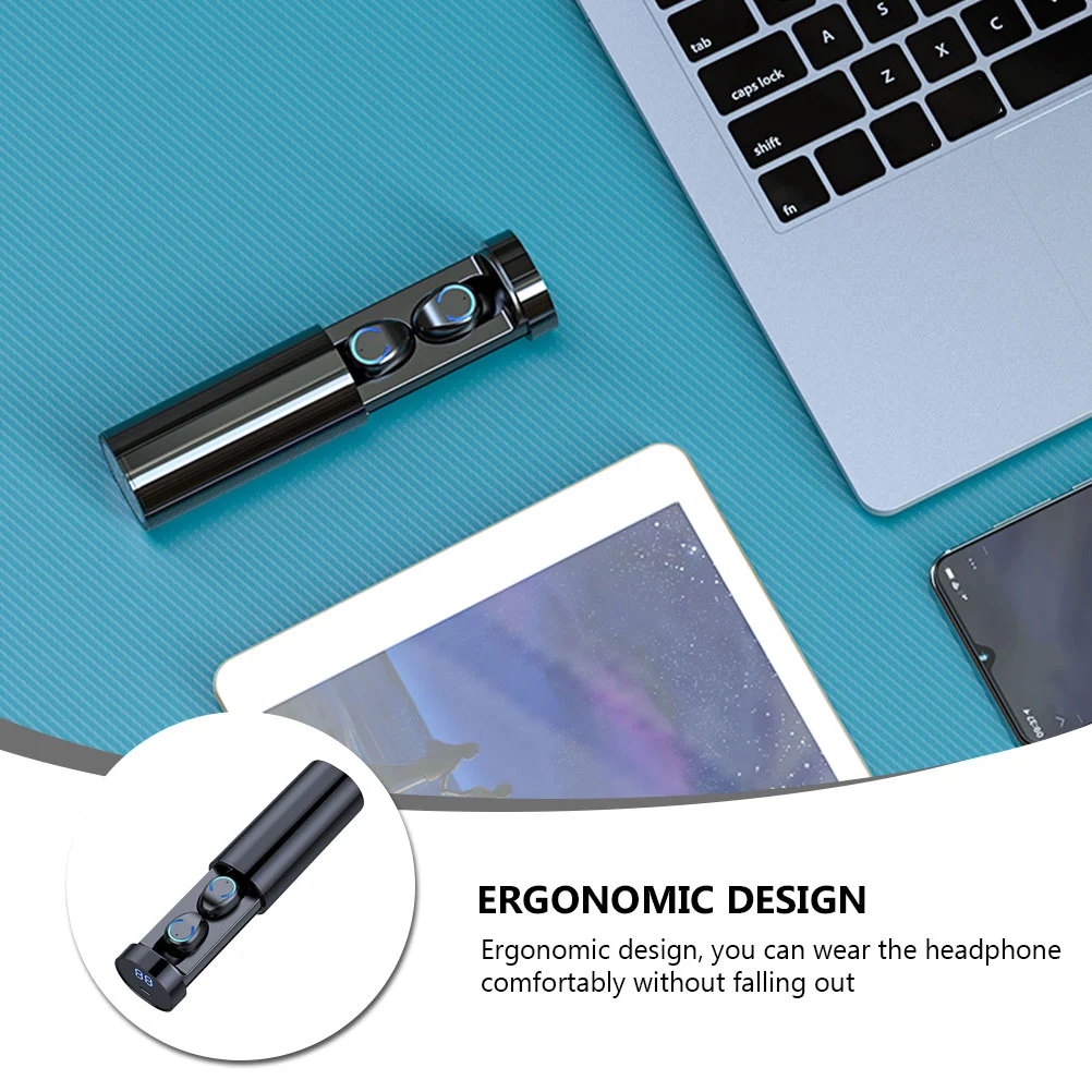 1 set of Mini Wireless Earphone Wireless Earbuds Noise Reduction Earphone