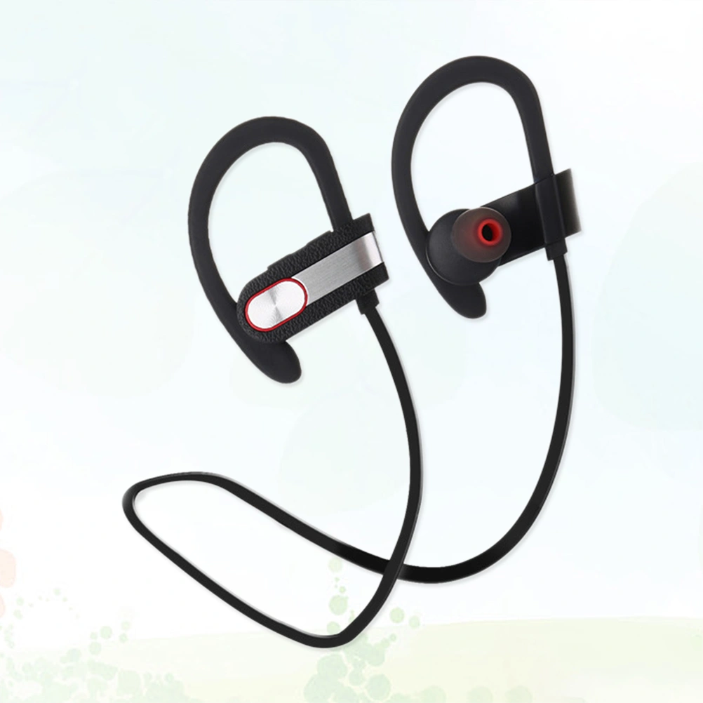 Wireless Headphones Headset Noise Cancelling In-ear Earphones Sweatproof Sports Earbuds (Black)