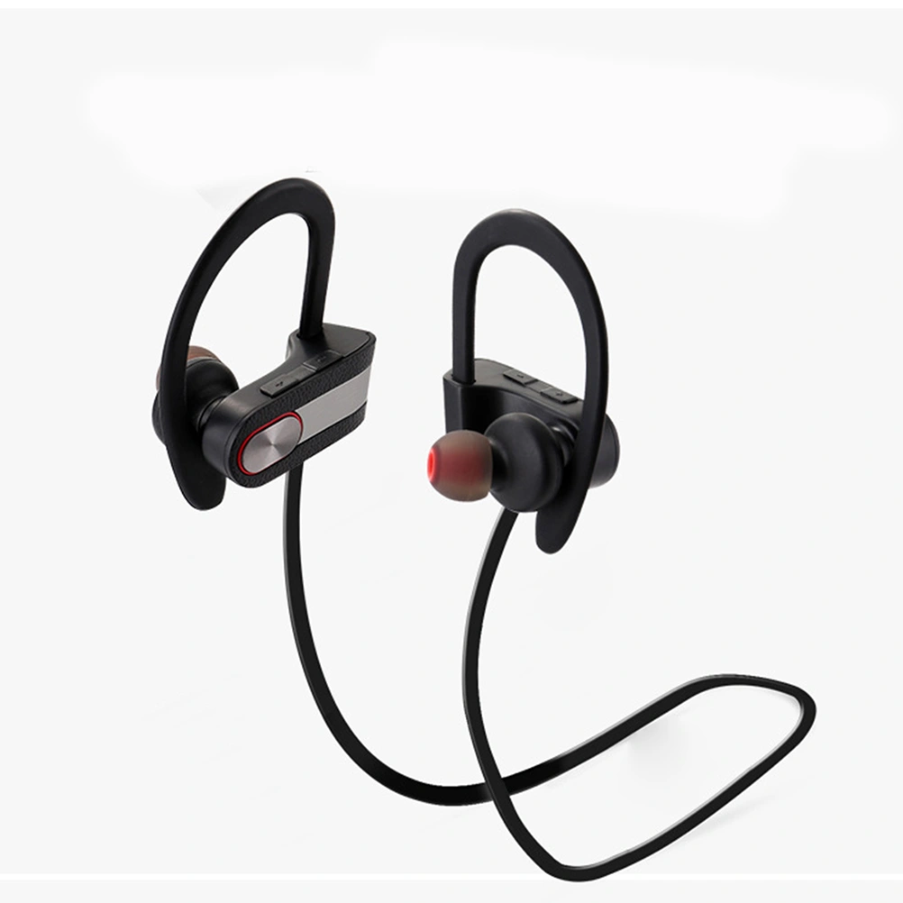 Wireless Headphones Headset Noise Cancelling In-ear Earphones Sweatproof Sports Earbuds (Black)