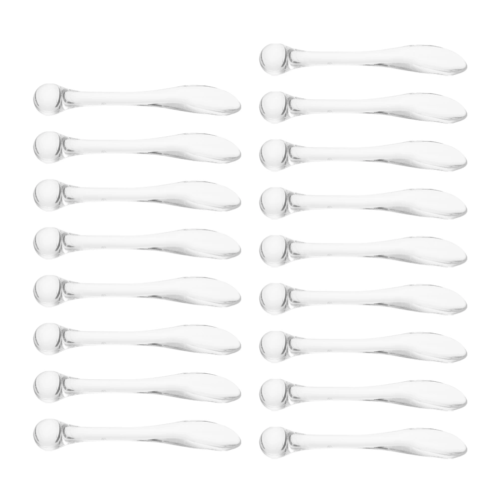 15pcs Facial Cream Spoons Practical Cosmetics Dig Scoops Cosmetics Spoons