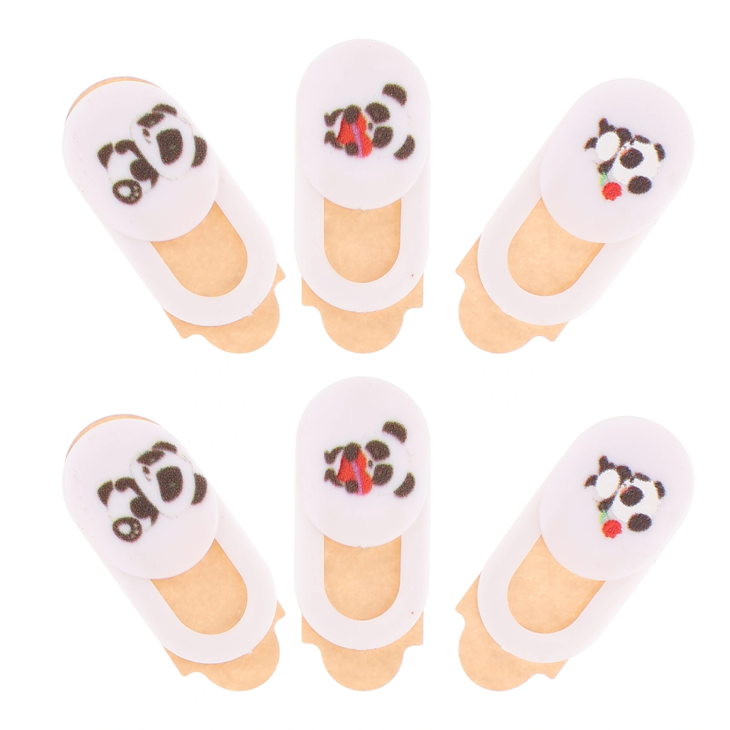 6Pcs Cartoon Privacy Protectors Webcam Covers Practical Camera Phone Covers