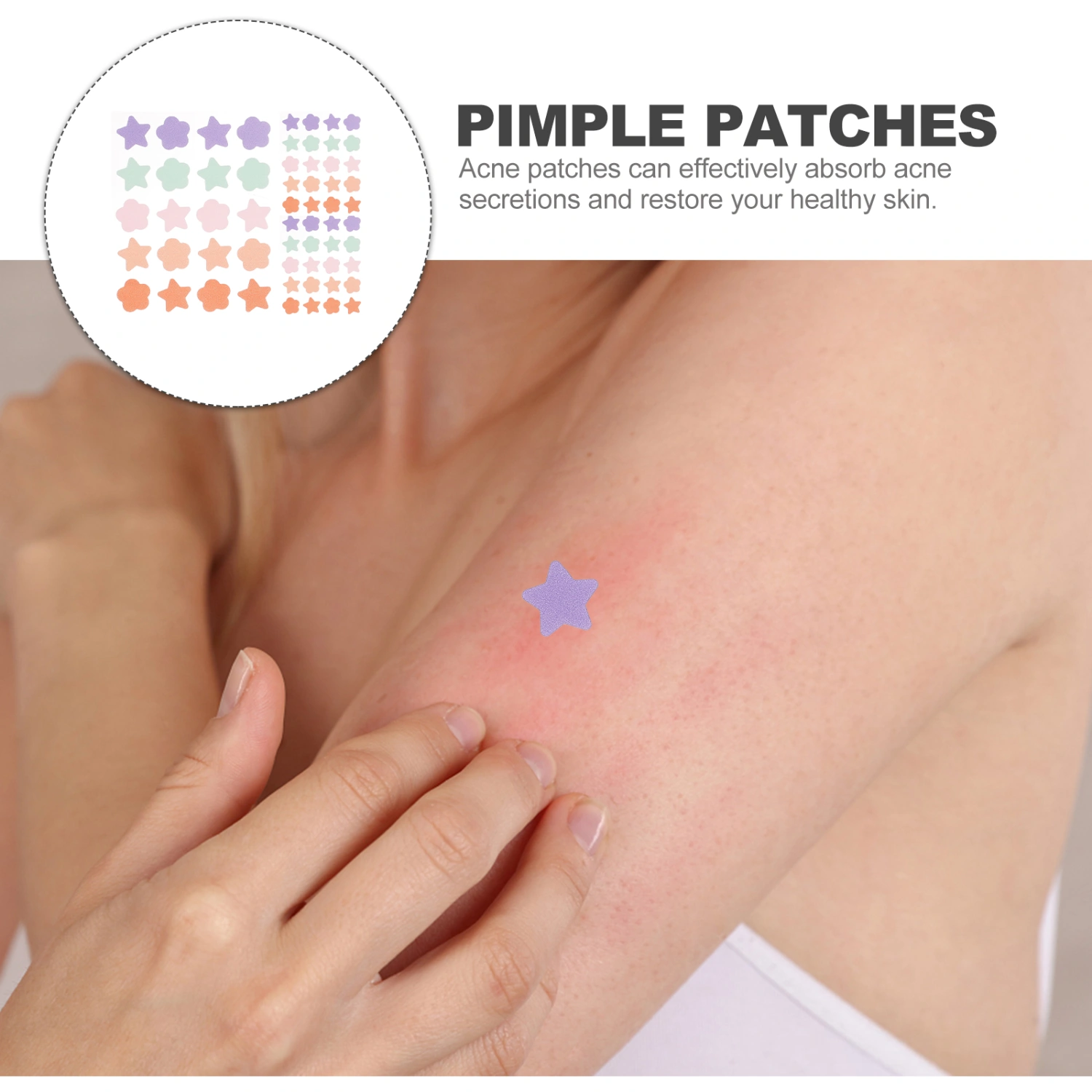 3 Sheets Pimple Patches Hydrocolloid Sticker Invisible Acne Sticker Acne Patch