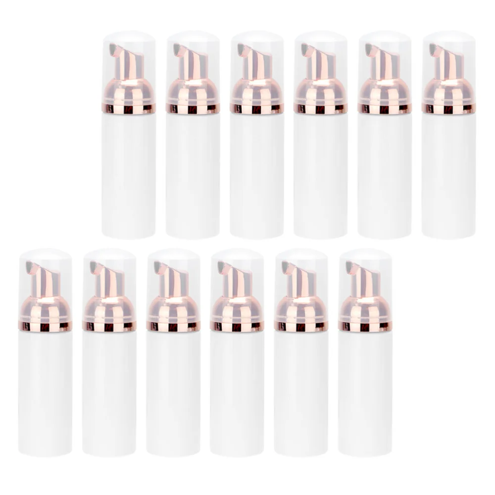 12Pcs 30ml Empty Facial Cleanser Foaming Bottles Travel Portable Dispenser