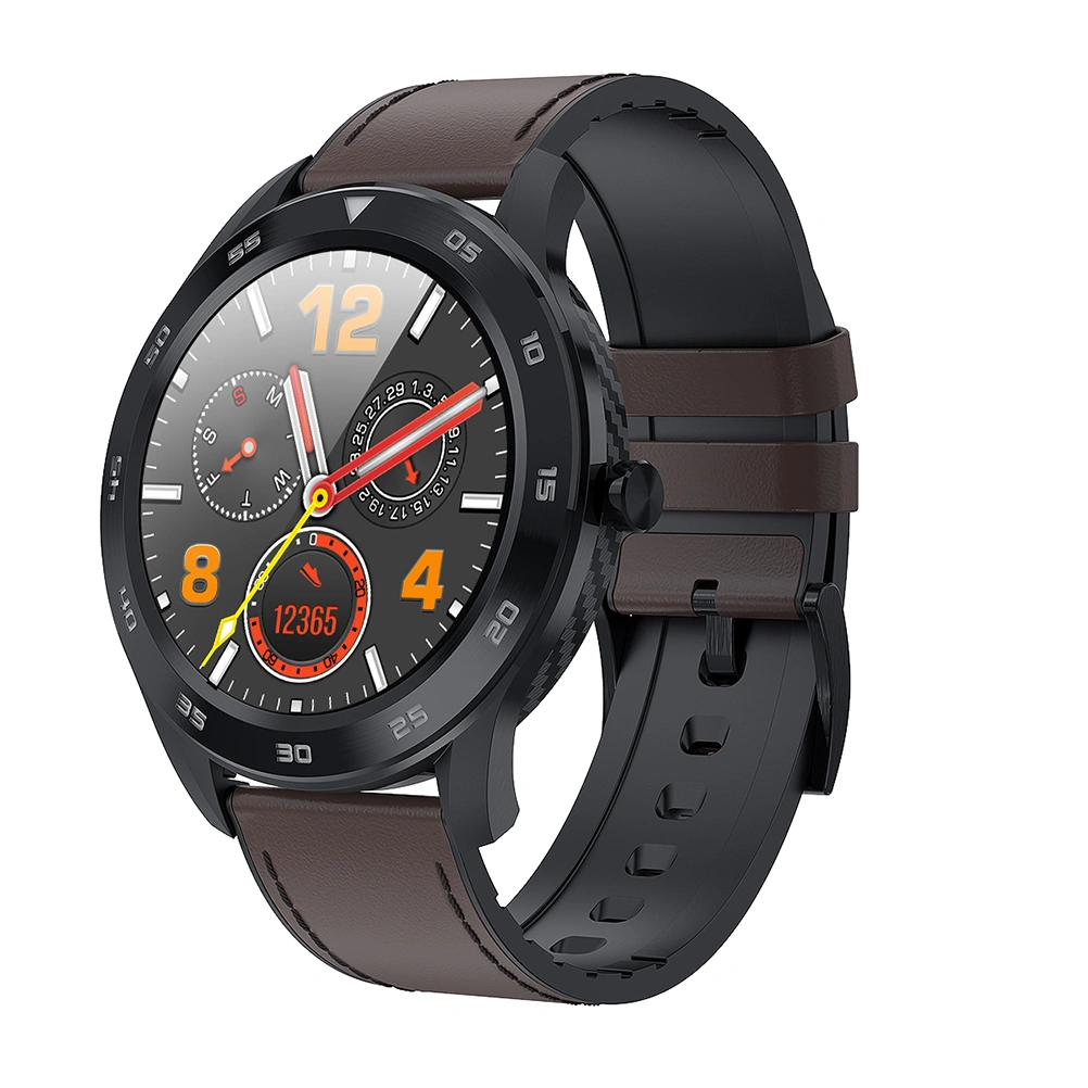 DT98 Smart Watch IP68 Activity Waterproof Touch Dial Wristwatch Sports Smart Watch (Black Grey)