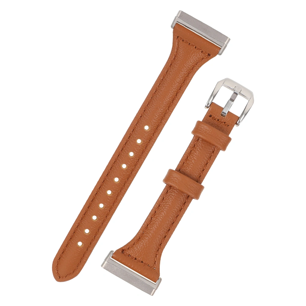 1pc Smartwatch Band Simple Leather Watch Band Compatible for Fitbit Versa3