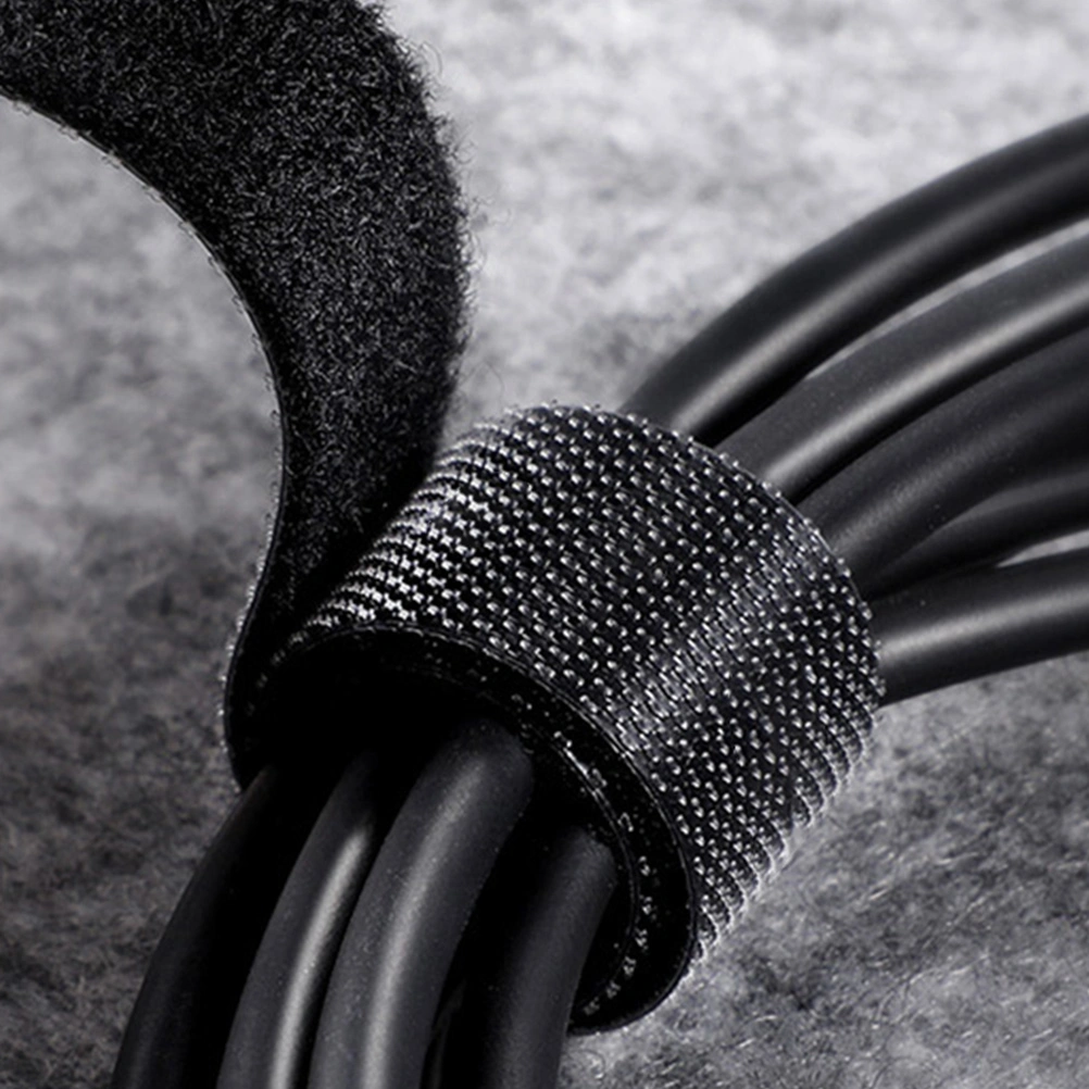 Reusable Fastening Cable Tie Cord Wrap 1 Meter Cord Organization Strap