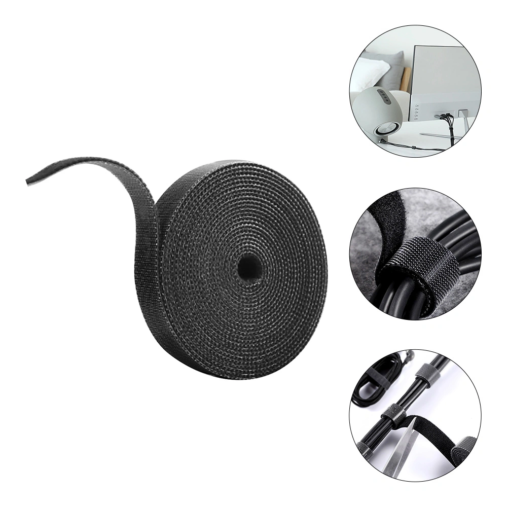 Reusable Fastening Cable Tie Cord Wrap 1 Meter Cord Organization Strap