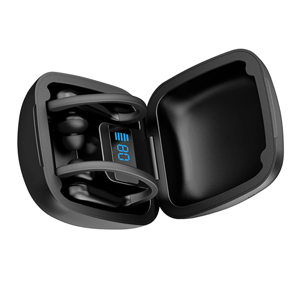 1 set of Wireless Earbuds with Charging Case Sports Earphones Wireless Headsets
