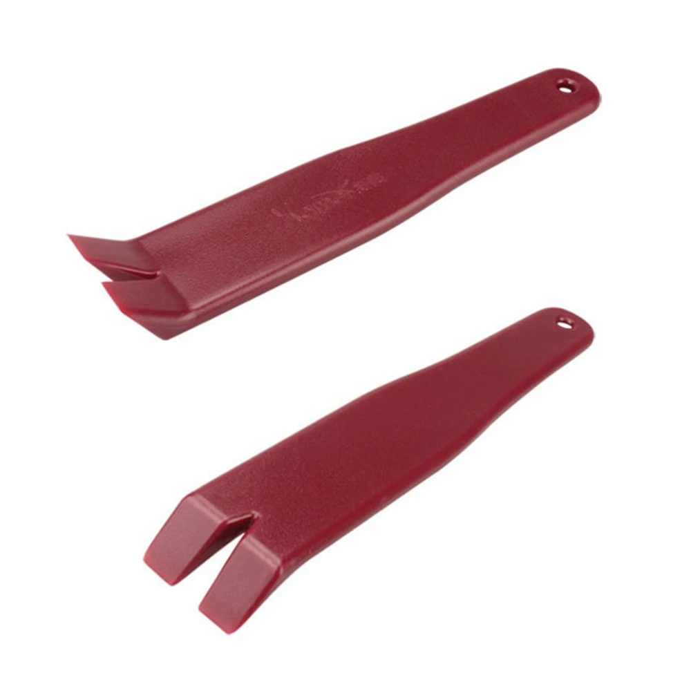 Car Door Trim Spudger Car Modification Crowbar Repair Buckle Removal Tool (Dark Red)