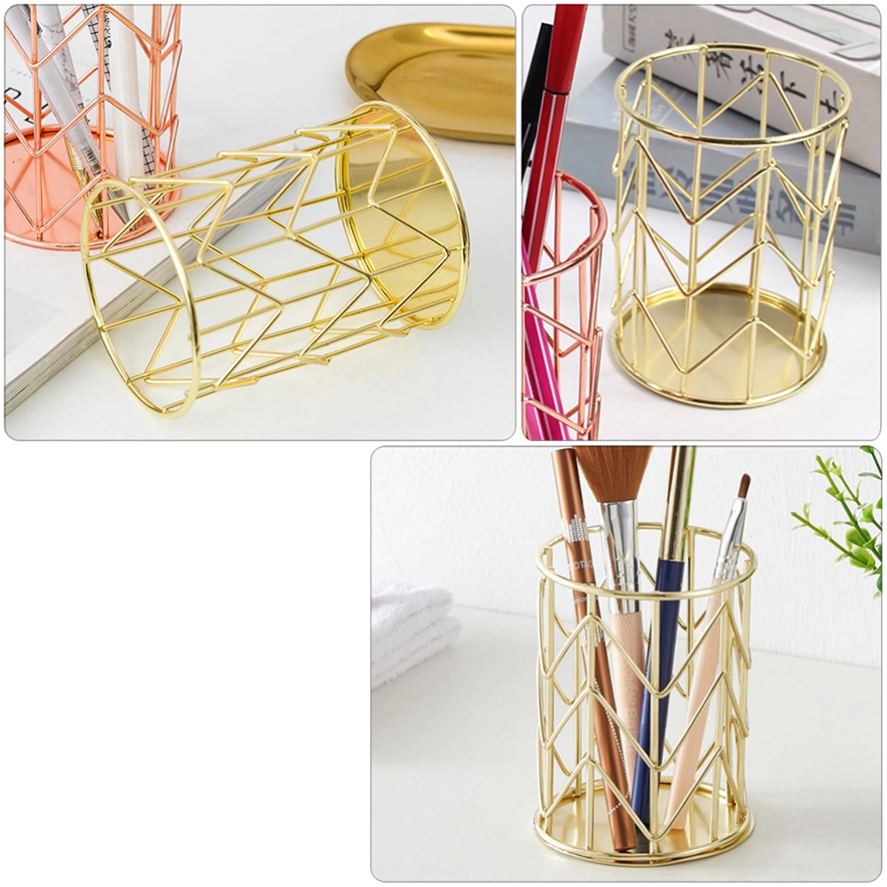 1pc Multipurpose Pen Tabletop Holder Makeup Brush Holder Desktop Storage Box