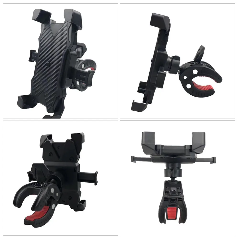 Motorcycle Phone Navigation Holder Support Handlebar Phone Mount Clip Bracket