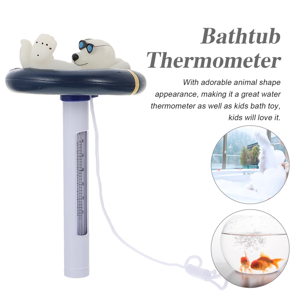 1PC Cartoon Animal Bathtub Water Thermometer Fishpond Pool Pipe Thermometer