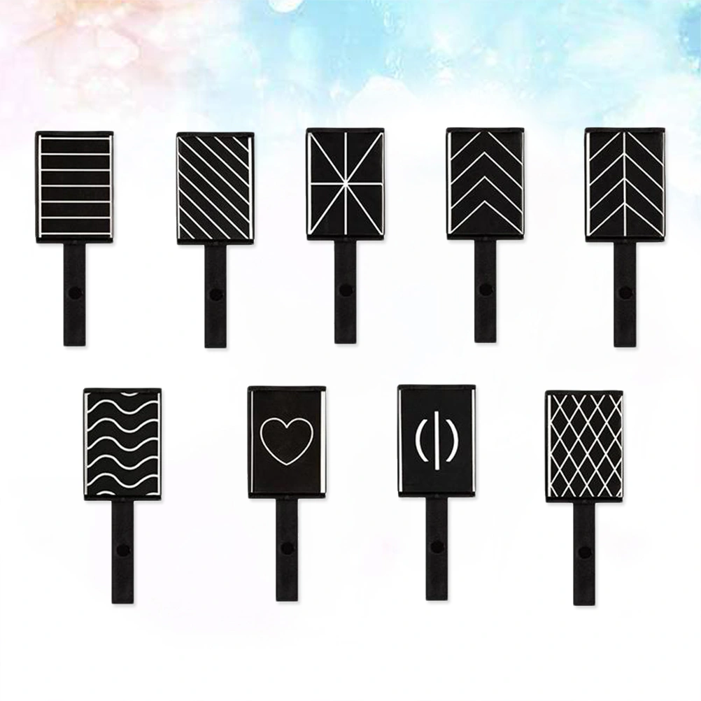 9 Pcs Magnet Plate Stick 3D Cat Eye UV LED Gel Nail Polish Kit Nail Art Tools Manicure Tools
