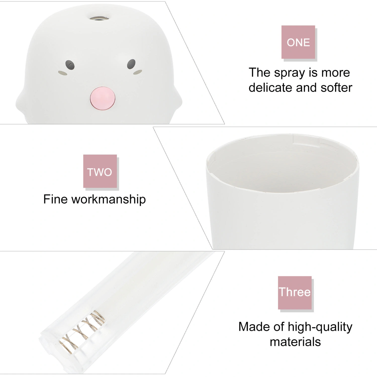 1pc Mimi USB Car Humidifier Adorable Portable Humidifier Useful Aroma Diffuser