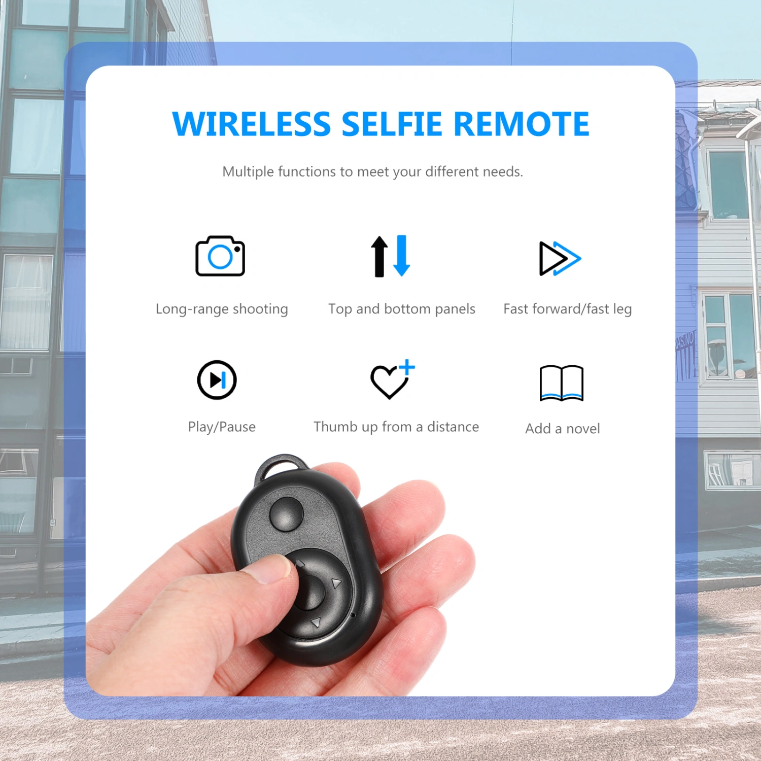 2pcs Simple Selfie Remotes Pretty Shutter Remotes Useful Phone Shutter Remotes
