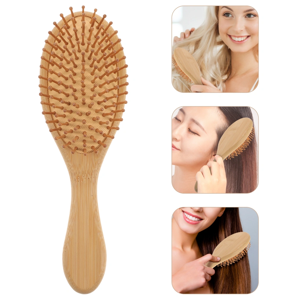 3pcs Natural Bamboo Anti-static Massage Scalp Comb Hair Care Comb Nursing Scalp Hair Comb