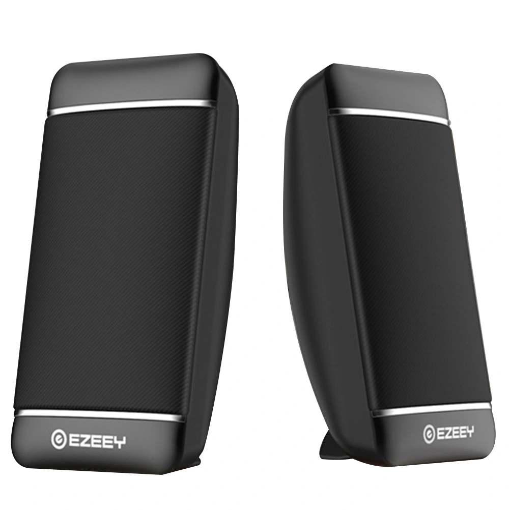 1 Pair USB Loudspeaker Practical Desktop Computer Speakers for Home Use