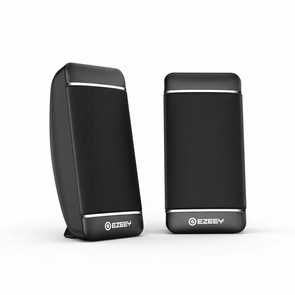 1 Pair USB Loudspeaker Practical Desktop Computer Speakers for Home Use