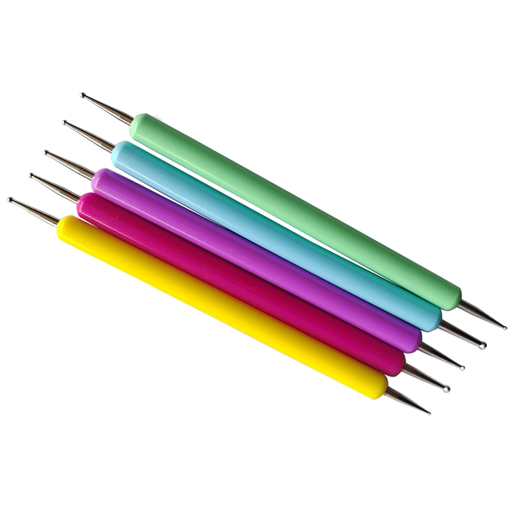 5pcs Nail Dotting Tools Nail Art Dotting Tool Manicure Painting Tool Pattern Tracing Stylus Tool