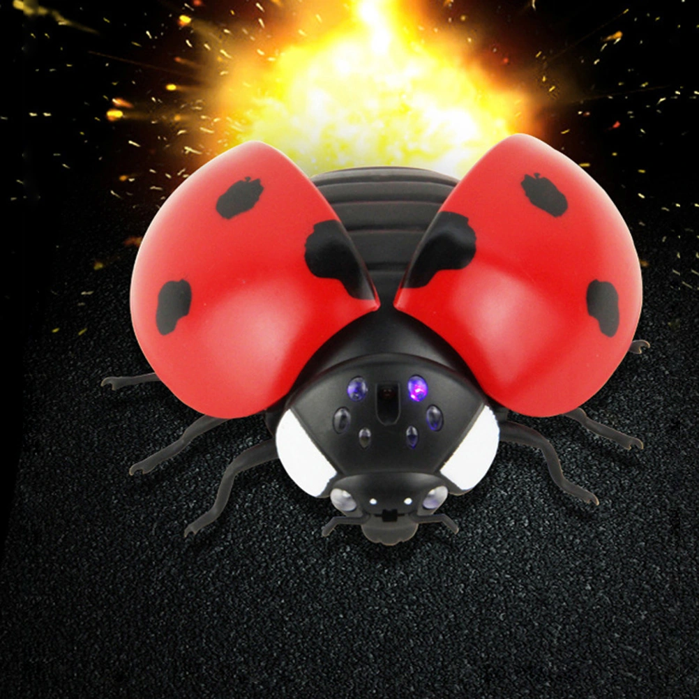 Simulation Flies Bee Ladybird Toys Electric Insect Toys Trick Flies Bee Ladybird Toys (Remote Control Beetles)