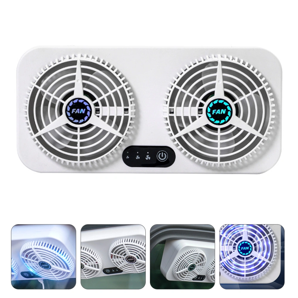 Summer USB Interface Car Cooler Car Exhaust Fan Air Circulation Exhaust Fan