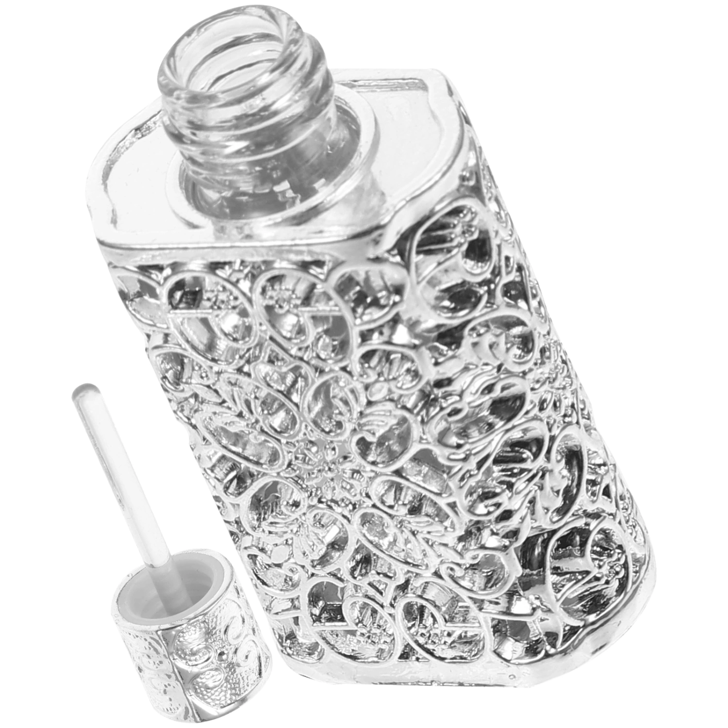 Perfume Sample Bottle Glass Alloy Perfume Bottle Essential Oil Storage Bottle
