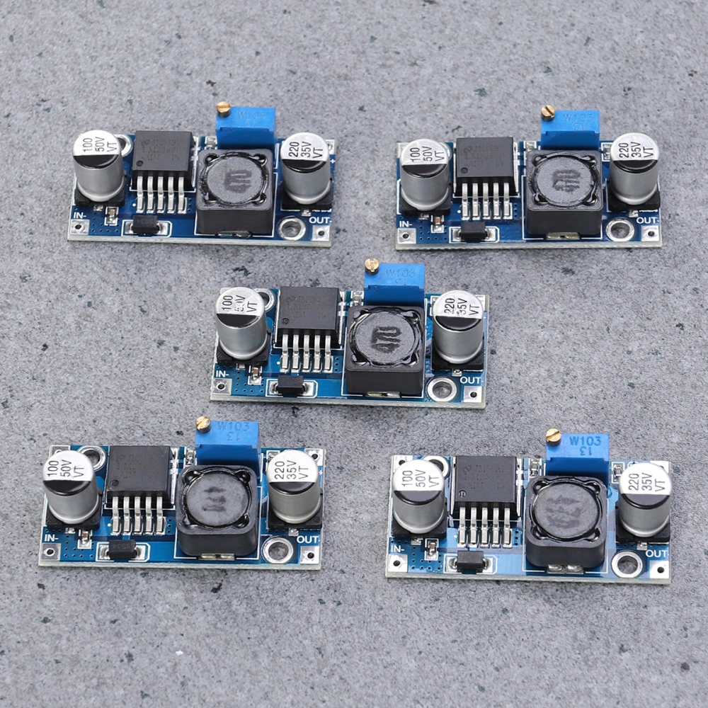 WINOMO 5pcs LM2596 DC-DC 1.23-30V Adjustable Voltage Regulator Converter Modules