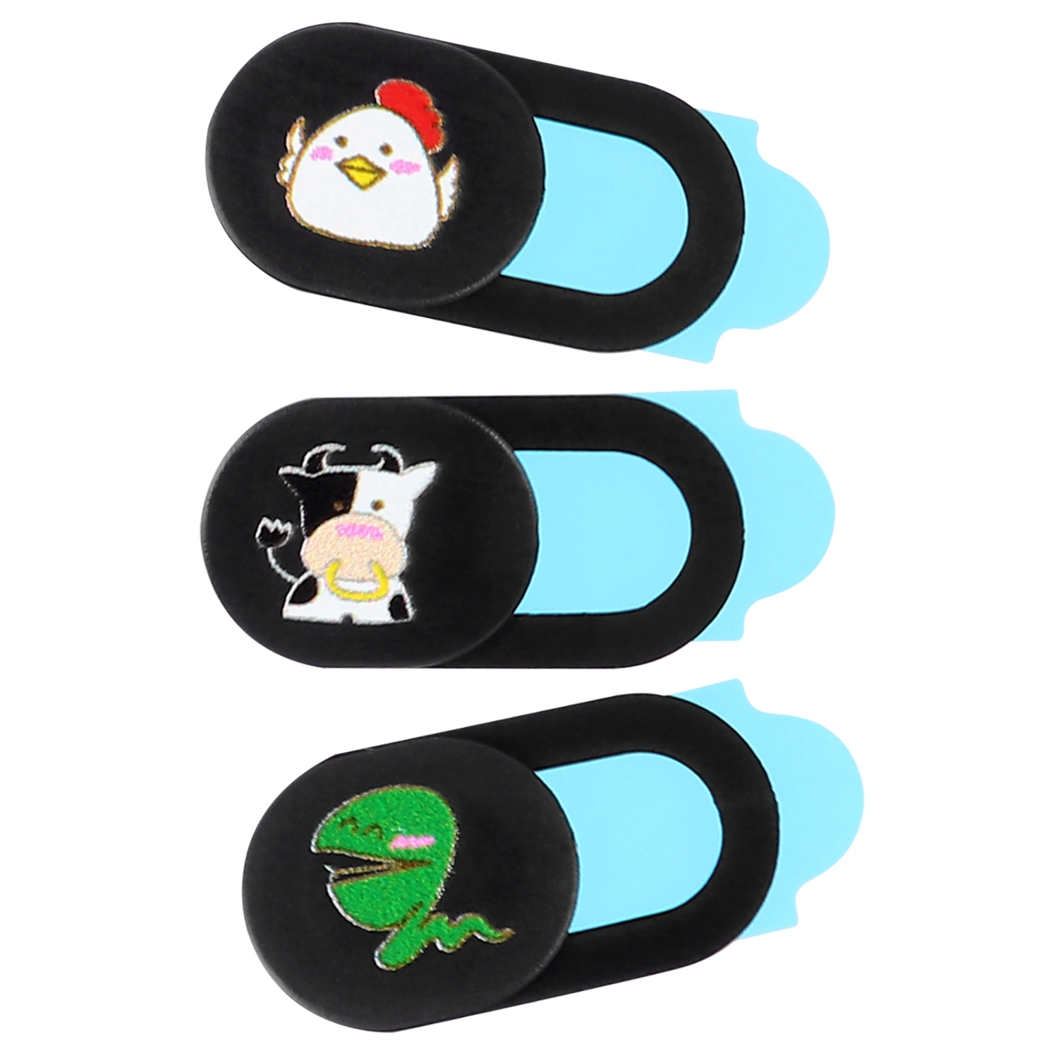 3PCS Animal Computer Phone Webcam Cover Professional Durable Webcam Cover