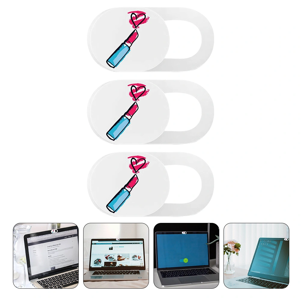 3pcs Webcam Cover Slider Web Camera Cover Slide Blocker for Privacy Protection