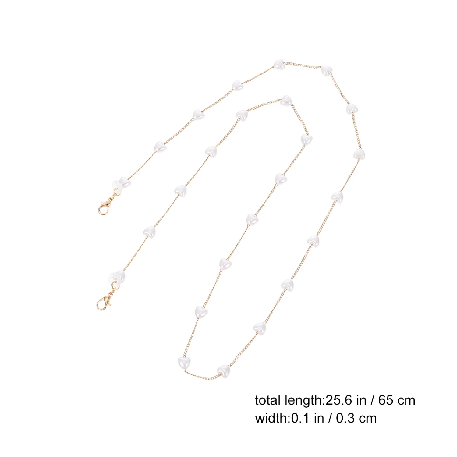 Earphone Ear Hooks Strap Holder Wireless Earphone Anti Lost Pearl Chain