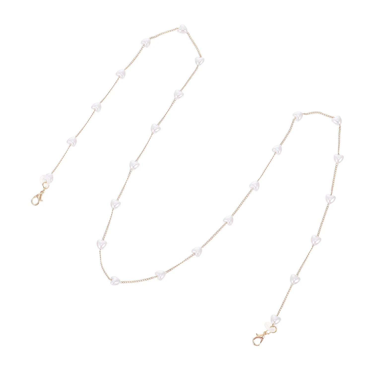 Earphone Ear Hooks Strap Holder Wireless Earphone Anti Lost Pearl Chain