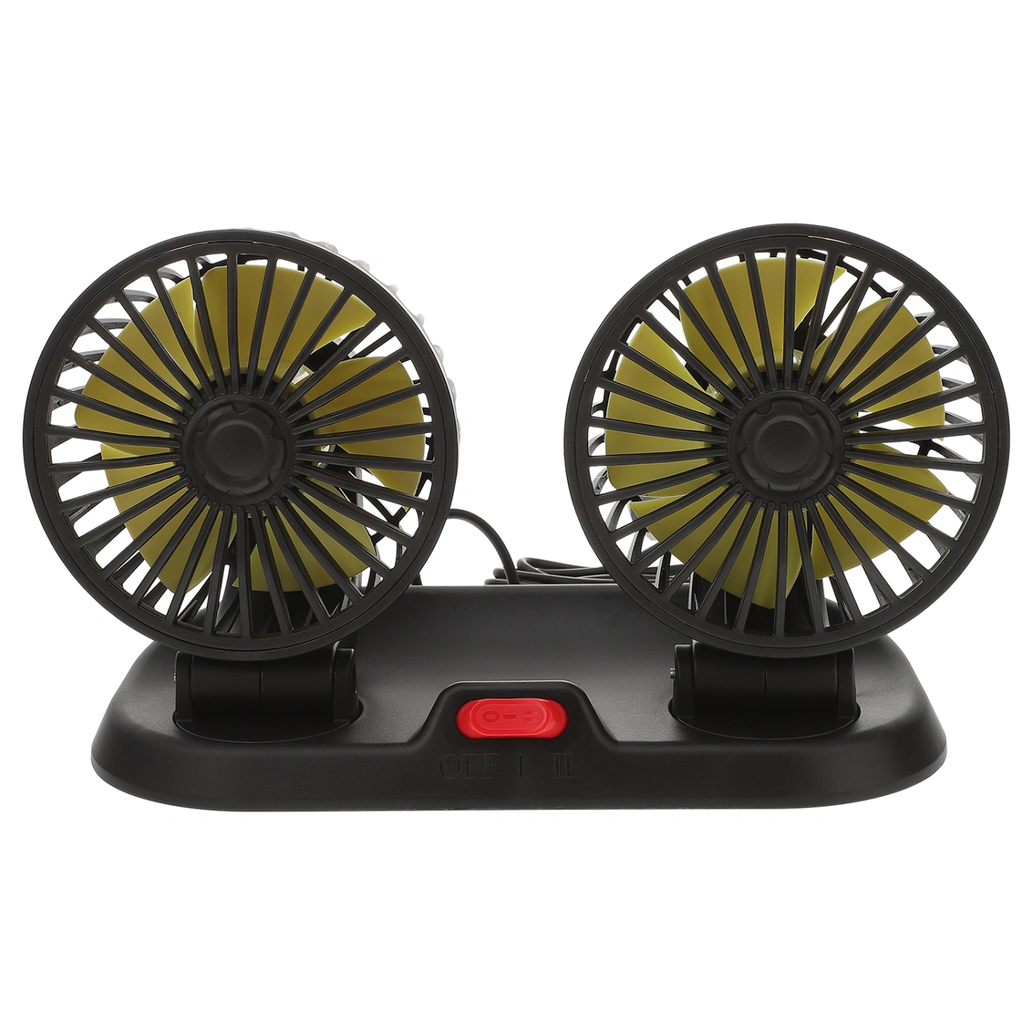 Dual-head Car Fan Plugs into Cigarette Lighter 12V Car Cooling Fan Car Fans for Summer