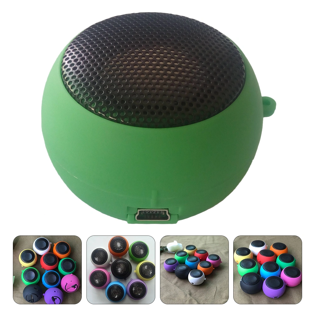 USB Rechargeable Wired Speaker with 3.5mm AUX Input for Laptop Phone Tablet