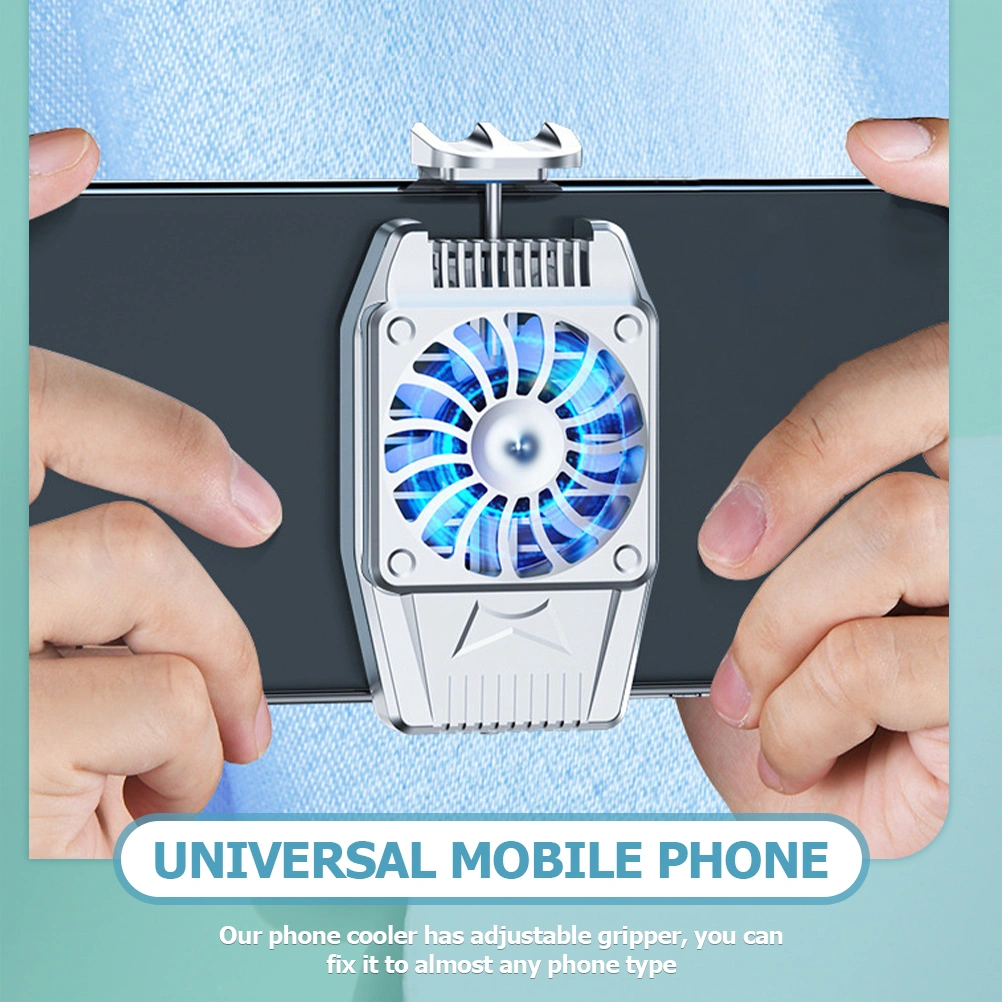 Phone Cooler Wireless Cooling Fan USB Charging Phone Clip Cell Phone Heat Sink