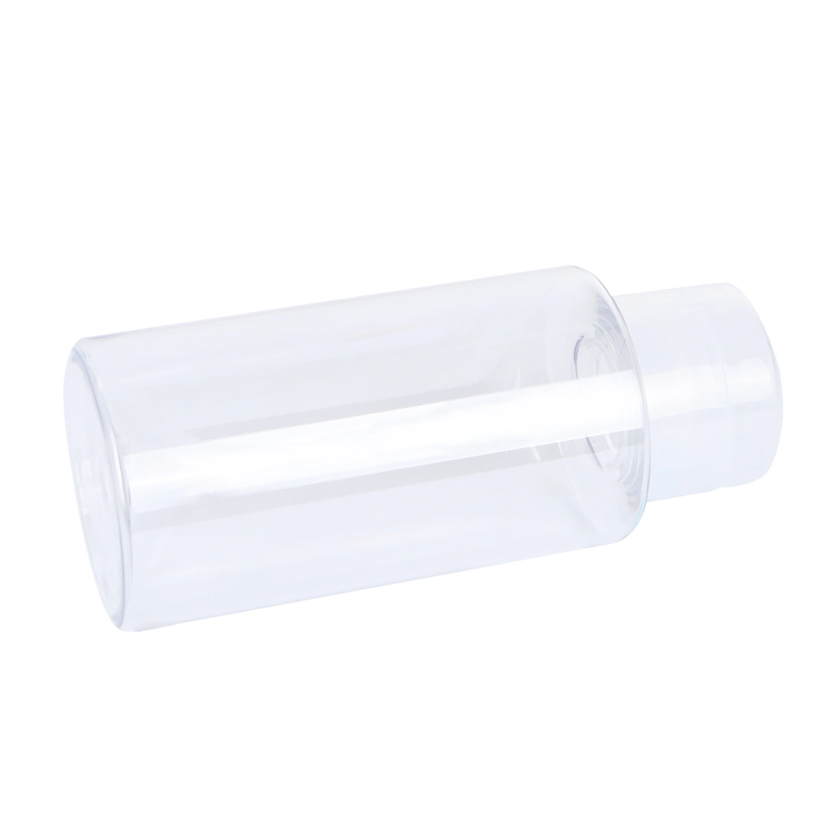 1pc Pet Plastic Makeup Remover Bottle Cosmetic Travel Bottle Press Pump Bottle (300ml)