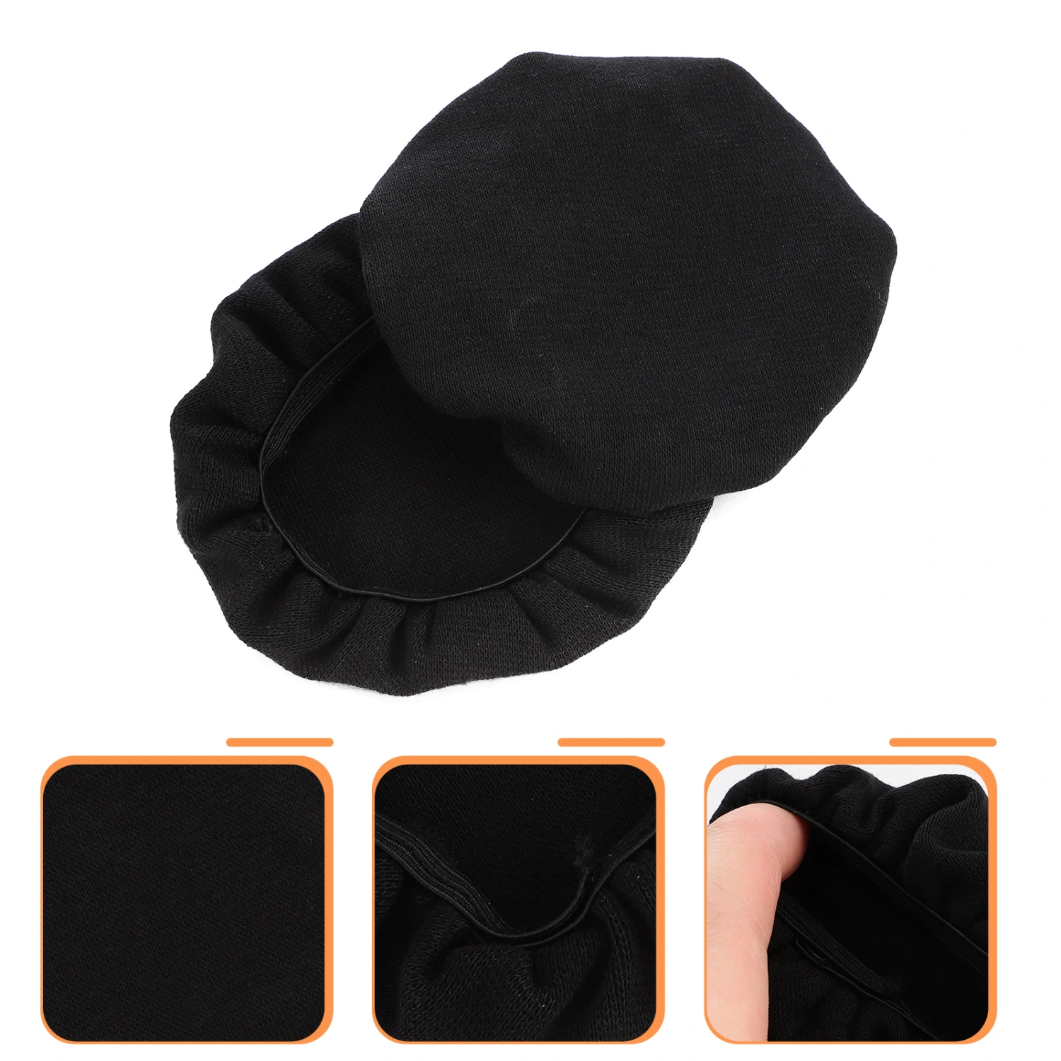 4Pcs Cotton Sanitary Headphone Ear Covers Dustproof Headphones Cushions (Large)