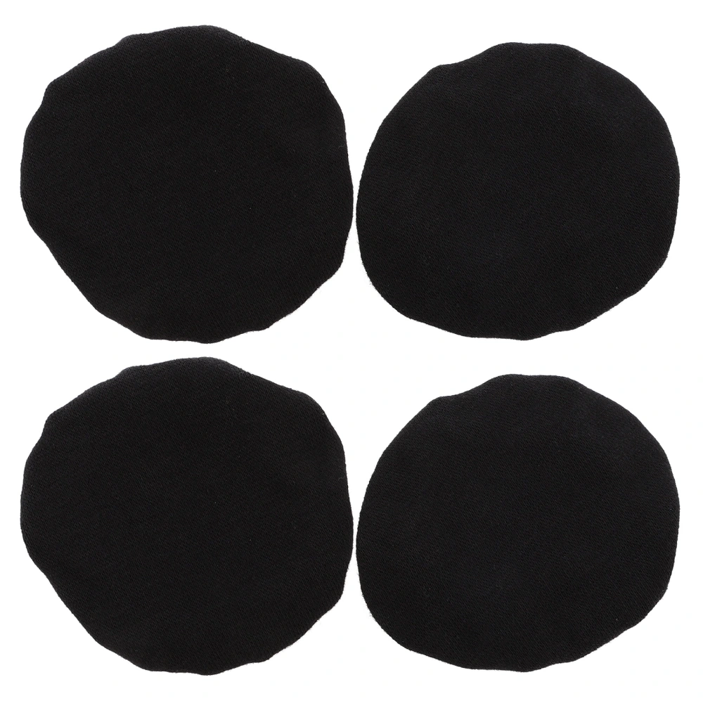 4Pcs Cotton Sanitary Headphone Ear Covers Dustproof Headphones Cushions (Large)