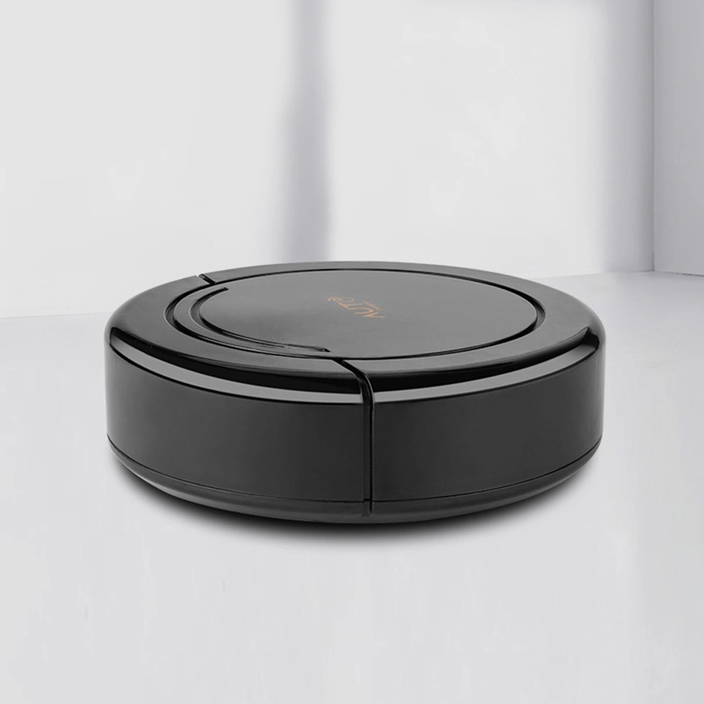 USB Charging Smart Automatic Robot Vacuum Cleaning Machine Random Mode Intelligent Floor Sweeping Dust Catcher Carpet Cleaner For Home Automatic Cleaning (Black 700)
