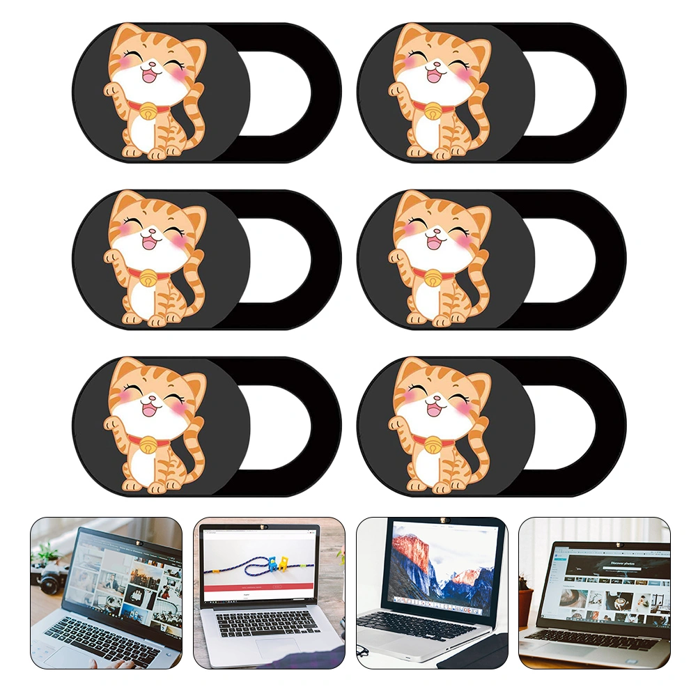 6pcs Webcam Cover Universal Laptop Camera Cover Slider for Privacy Protection