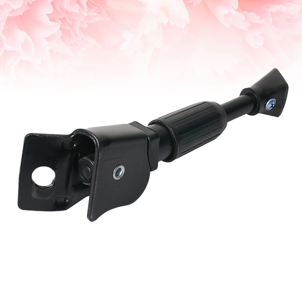 14 Inch Electric Car Bike Kickstand Parking Rack Aluminum Alloy Bike Side Support Brace Side Kick Stand Foot Brace (Black)