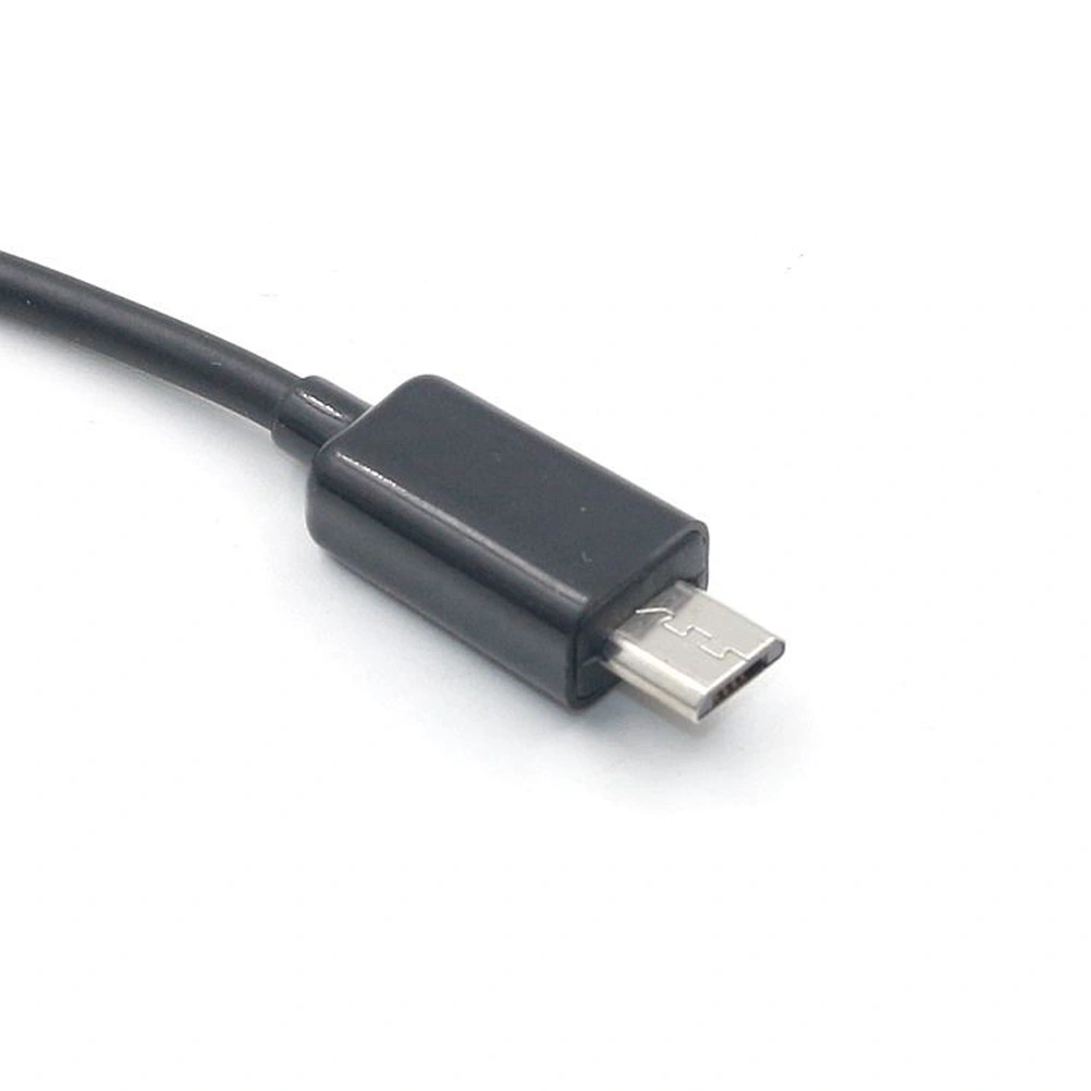 Micro USB 2.0 OTG Cable On The Go Adapter Male Micro USB to Female USB for Android Phones Tablets (Black)
