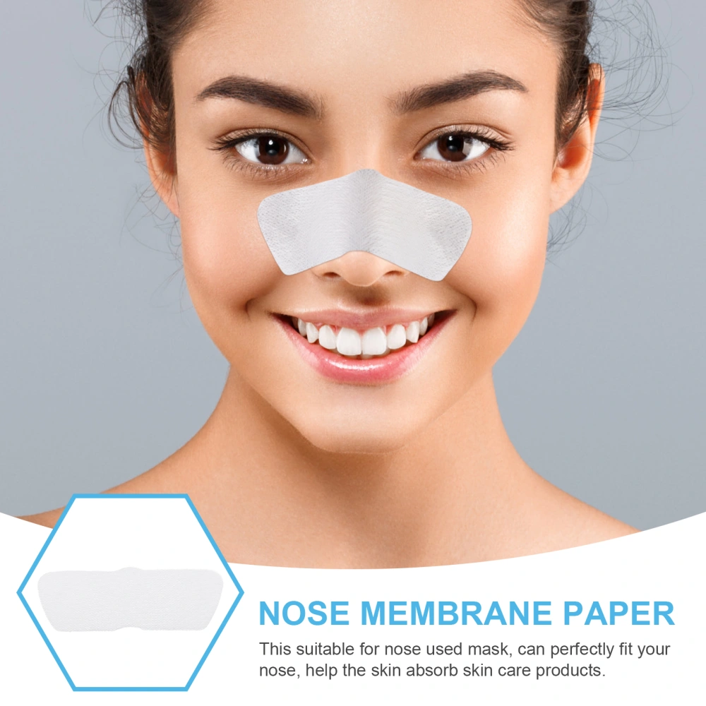 80Pcs Nose Strips for Blackheads Silk Nose Mask Paper Nose Membrane Paper