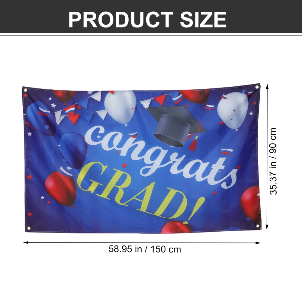 Graduation Banner Congratulations Banner Graduation Photo Backdrop Party Decor